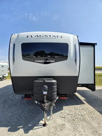 Another view of 2026 Forest River Flagstaff Micro Lite  25MBR for sale in Hartford, IL at Colman's Country Campers
