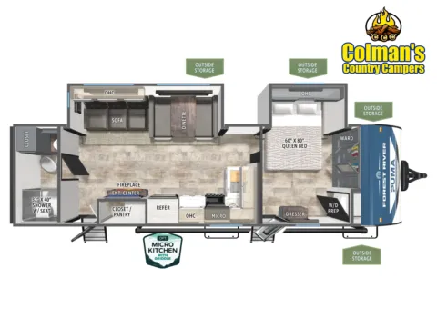 Photos of 2026 Forest River Puma 27RBDS for sale in Hartford, IL at Colman's Country Campers