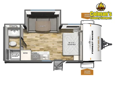 Photos of 2026 Forest River Puma Camp Edition  16DSCE for sale in Hartford, IL at Colman's Country Campers