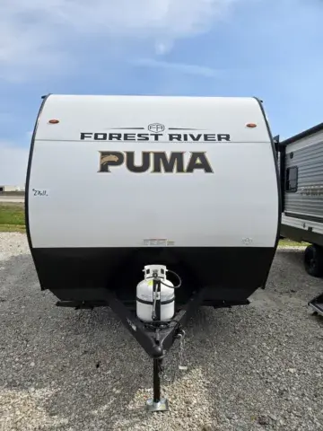 Another view of 2026 Forest River Puma Camp Edition  16DSCE for sale in Hartford, IL at Colman's Country Campers