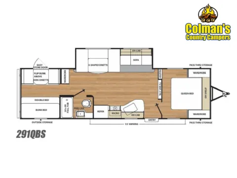 Photos of 2017 Coachmen Catalina SBX  291QBS for sale in Hartford, IL at Colman's Country Campers