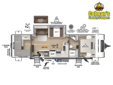 Photos of 2026 Forest River Surveyor Legend  296QBLE for sale in Hartford, IL at Colman's Country Campers