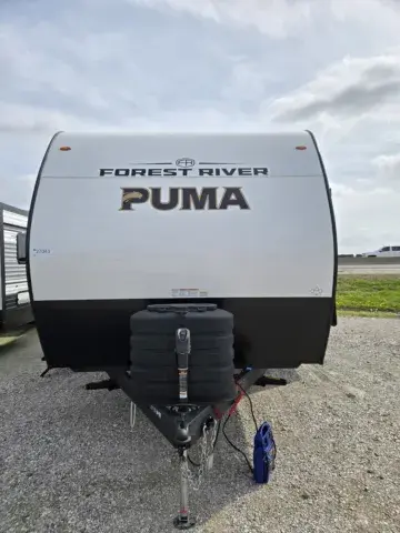 Another view of 2026 Forest River Puma Camp Edition  250RBCE for sale in Hartford, IL at Colman's Country Campers
