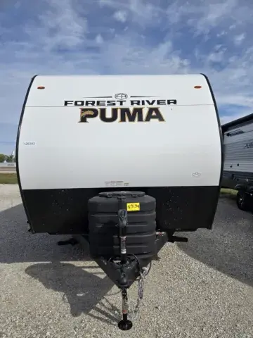 Another view of 2026 Forest River Puma Camp Edition  303BHCE for sale in Hartford, IL at Colman's Country Campers