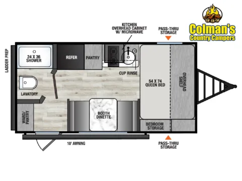 Photos of 2026 Forest River Viking 3K Series  16FB for sale in Hartford, IL at Colman's Country Campers