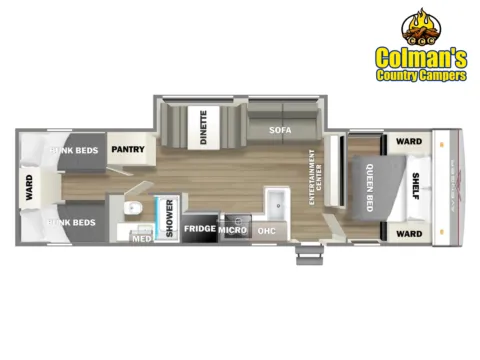 Photos of 2025 Prime Time RV Avenger   28QBSLE for sale in Hartford, IL at Colman's Country Campers