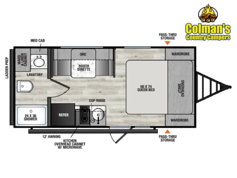 Photos of 2026 Forest River Viking 3K Series  17FQ for sale in Hartford, IL at Colman's Country Campers
