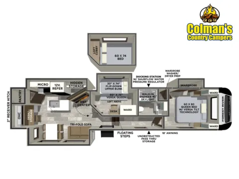 Another view of 2026 Forest River Impression   315MB for sale in Hartford, IL at Colman's Country Campers