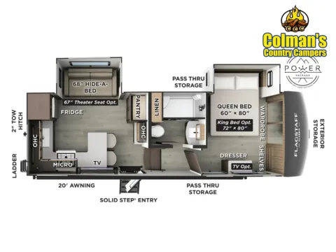 Photos of 2026 Forest River Flagstaff Classic  281RK for sale in Hartford, IL at Colman's Country Campers