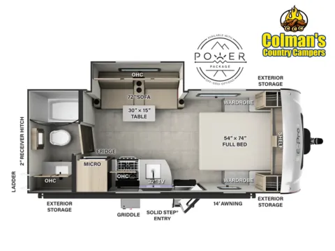 Photos of 2025 Forest River Flagstaff E-PRO  20FBS for sale in Hartford, IL at Colman's Country Campers