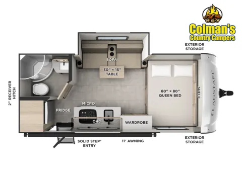 Photos of 2026 Forest River Flagstaff E-PRO  E19LE for sale in Hartford, IL at Colman's Country Campers