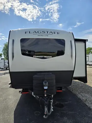 Another view of 2026 Forest River Flagstaff Micro Lite  25MBR for sale in Hartford, IL at Colman's Country Campers