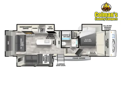 Photos of 2023 Forest River Wildcat One  31RLS for sale in Hartford, IL at Colman's Country Campers