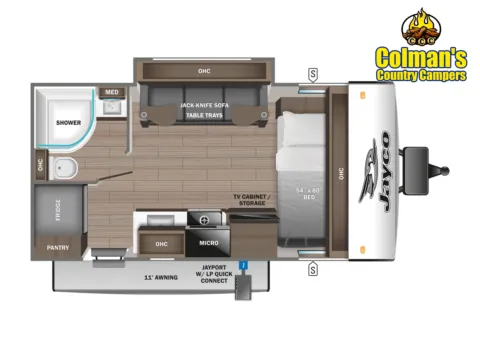 Photos of 2025 Jayco Jay Feather   166FBS for sale in Hartford, IL at Colman's Country Campers