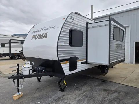 More photos of 2027 Forest River Puma Camp Edition  18BHCE at Colman's Country Campers, IL
