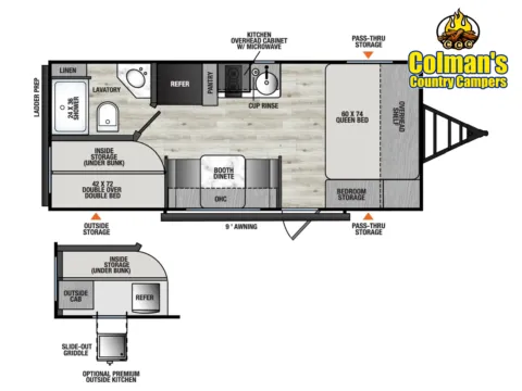 Photos of 2026 Forest River Viking 4K Series  18BH for sale in Hartford, IL at Colman's Country Campers