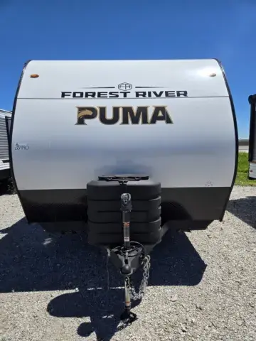 Another view of 2027 Forest River Puma Camp Edition 210RKCE for sale in Hartford, IL at Colman's Country Campers