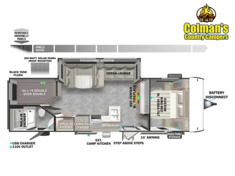 Photos of 2024 Forest River Salem Cruise Lite  263BHXL for sale in Hartford, IL at Colman's Country Campers