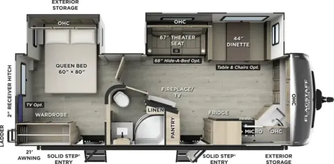 Photos of 2027 Forest River Flagstaff Super Lite 26FKBS for sale in Hartford, IL at Colman's Country Campers