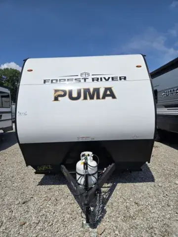 Another view of 2027 Forest River Puma Camp Edition 16QBCE for sale in Hartford, IL at Colman's Country Campers