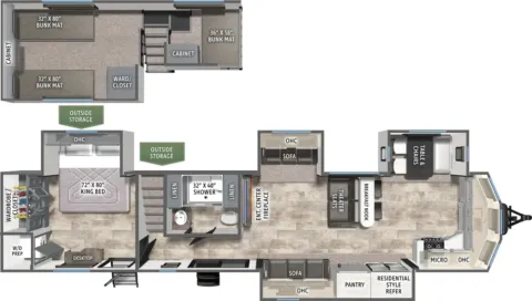Photos of 2027 Forest River Puma Vista  403LFT for sale in Hartford, IL at Colman's Country Campers