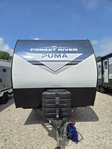 Another view of 2027 Forest River Puma 227RK for sale in Hartford, IL at Colman's Country Campers