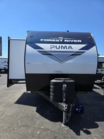 Another view of 2027 Forest River Puma 32BHQS for sale in Hartford, IL at Colman's Country Campers