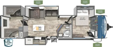 Photos of 2027 Forest River Puma 32BHFS for sale in Hartford, IL at Colman's Country Campers