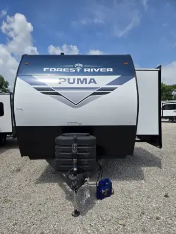 Another view of 2027 Forest River Puma 32BHFS for sale in Hartford, IL at Colman's Country Campers