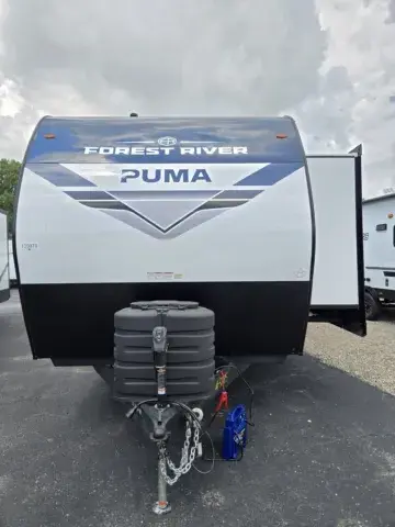 Another view of 2027 Forest River Puma 32RBFQ for sale in Hartford, IL at Colman's Country Campers