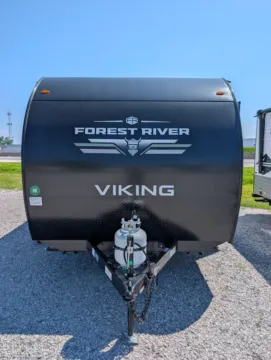 Another view of 2027 Forest River Viking 18 DBS for sale in Hartford, IL at Colman's Country Campers