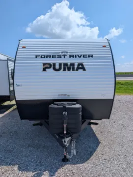 Another view of 2027 Forest River Puma Camp Edition   23BHCE for sale in Hartford, IL at Colman's Country Campers
