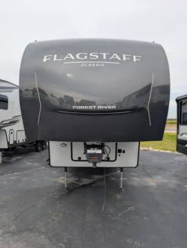 Another view of 2027 Forest River Flagstaff Super Lite   301CRK for sale in Hartford, IL at Colman's Country Campers