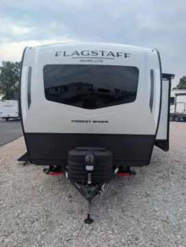 Another view of 2027 Forest River Flagstaff Micro Lite 25BRDS for sale in Hartford, IL at Colman's Country Campers