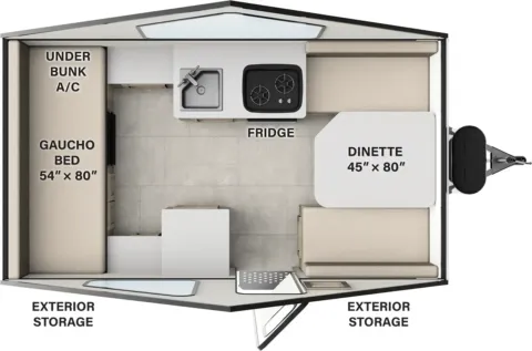 2026 Forest River Flagstaff A-Frame 12FD for sale in Hartford, IL