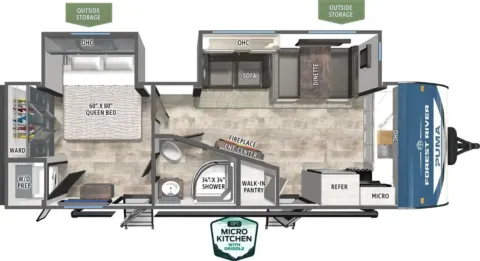 Photos of 2027 Forest River Puma 26FKDS for sale in Hartford, IL at Colman's Country Campers
