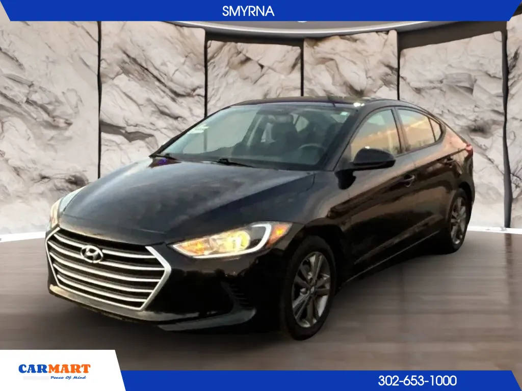 Black 2018 Hyundai Elantra SEL Sedan 4D for sale in Smyrna, DE