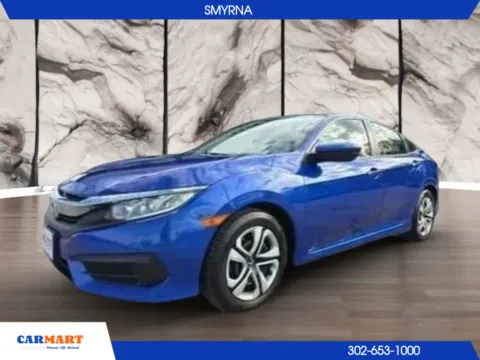 Blue 2020 Honda Civic LX Sedan 4D for sale in Smyrna, DE
