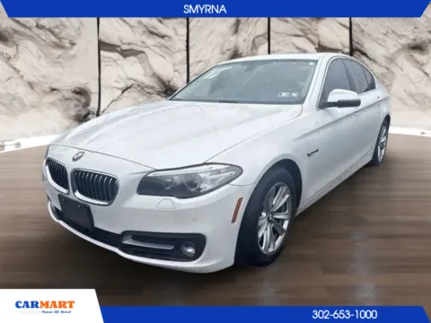 White 2015 BMW 5 Series 528i xDrive Sedan 4D for sale in Smyrna, DE