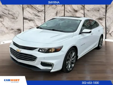 White 2016 Chevrolet Malibu Premier Sedan 4D for sale in Smyrna, DE