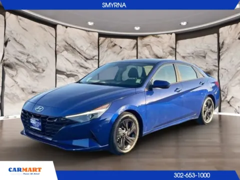 Blue 2021 Hyundai Elantra SEL Sedan 4D for sale in Smyrna, DE