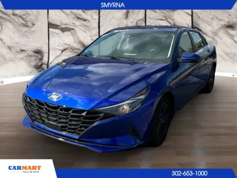 Blue 2021 Hyundai Elantra SEL Sedan 4D for sale in Smyrna, DE