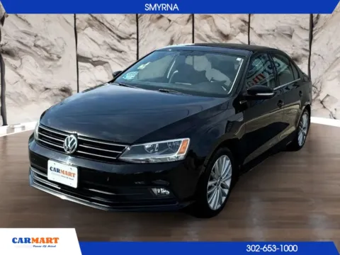 Black 2016 Volkswagen Jetta 1.8T SEL Premium Sedan 4D for sale in Smyrna, DE