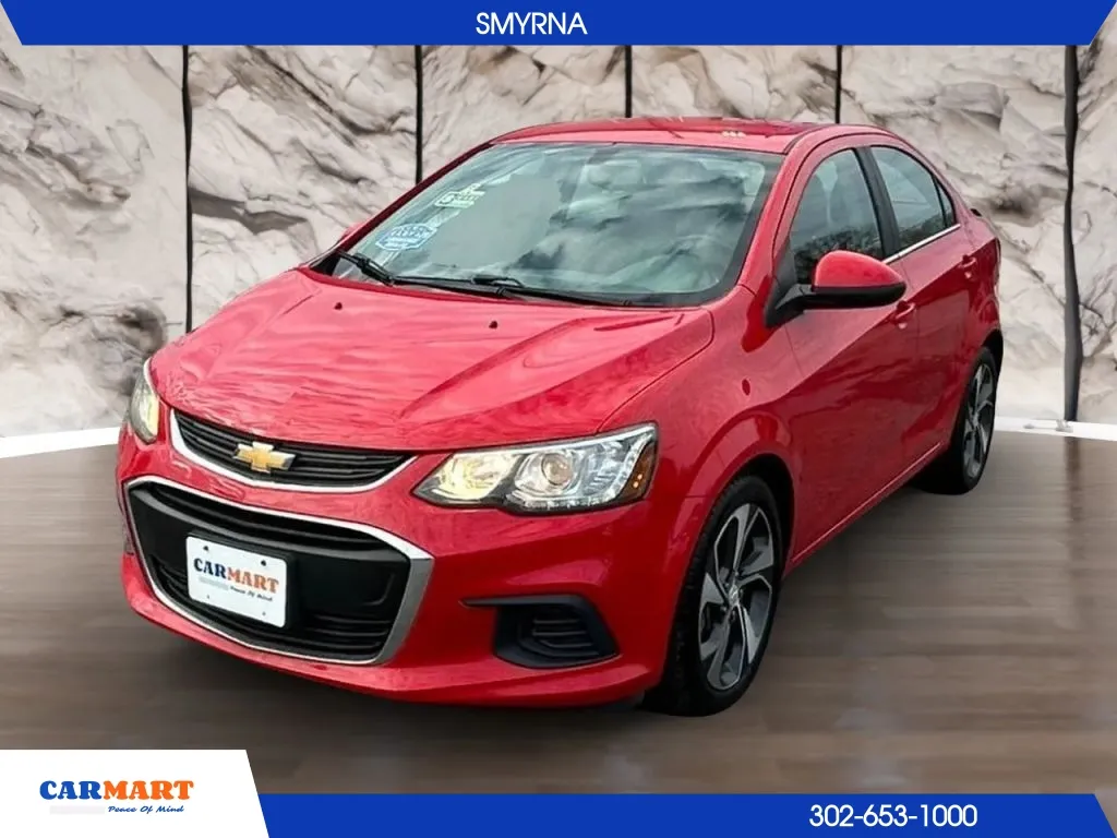 Red 2017 Chevrolet Sonic Premier Sedan 4D for sale in Smyrna, DE