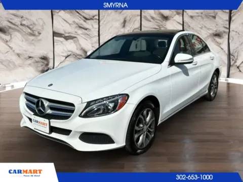 White 2015 Mercedes-Benz C-Class C 300 4MATIC Sedan 4D for sale in Smyrna, DE