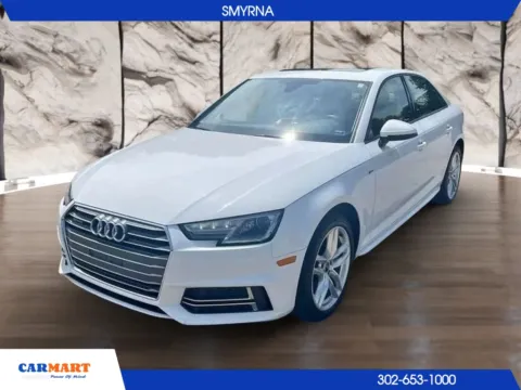 White 2017 Audi A4 Premium Sedan 4D for sale in Smyrna, DE
