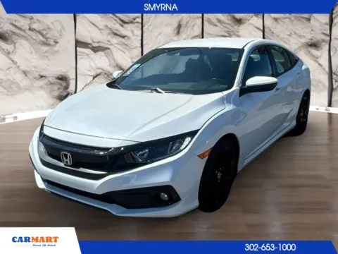 White 2020 Honda Civic Sport Sedan 4D for sale in Smyrna, DE