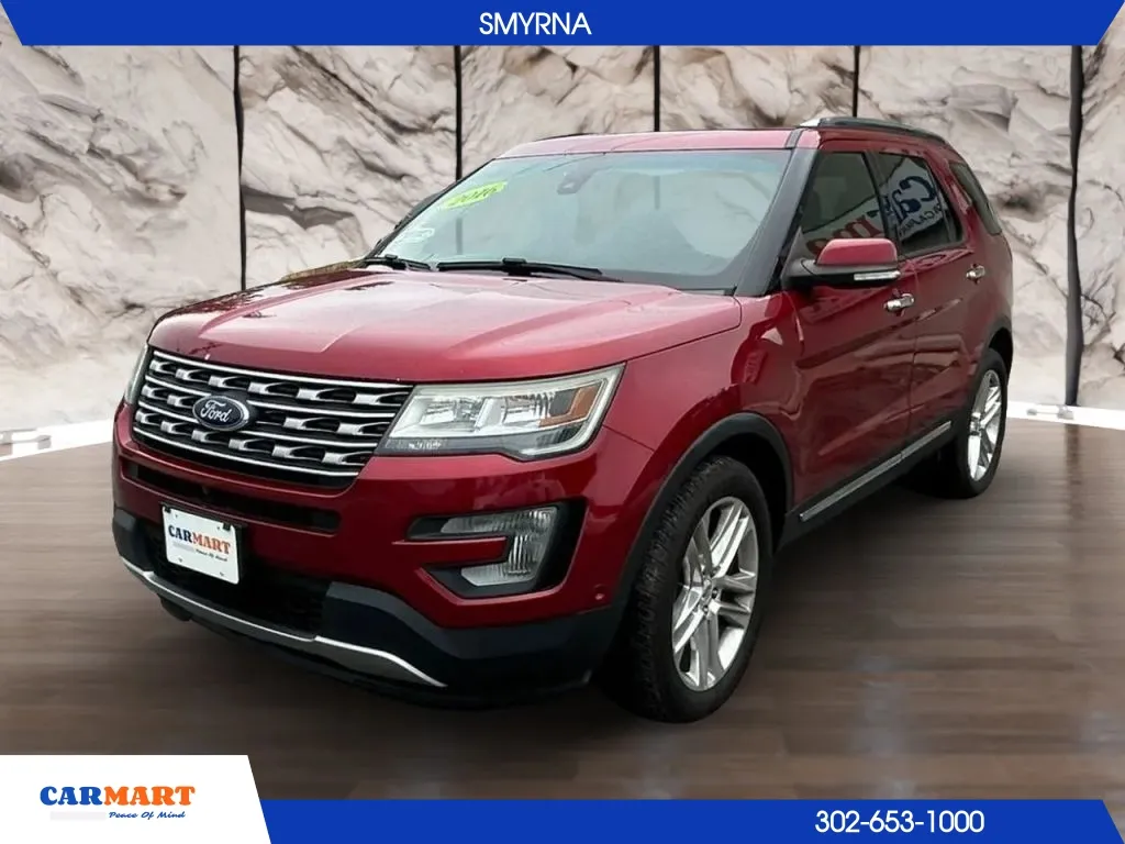 Red 2016 Ford Explorer Limited Sport Utility 4D for sale in Smyrna, DE