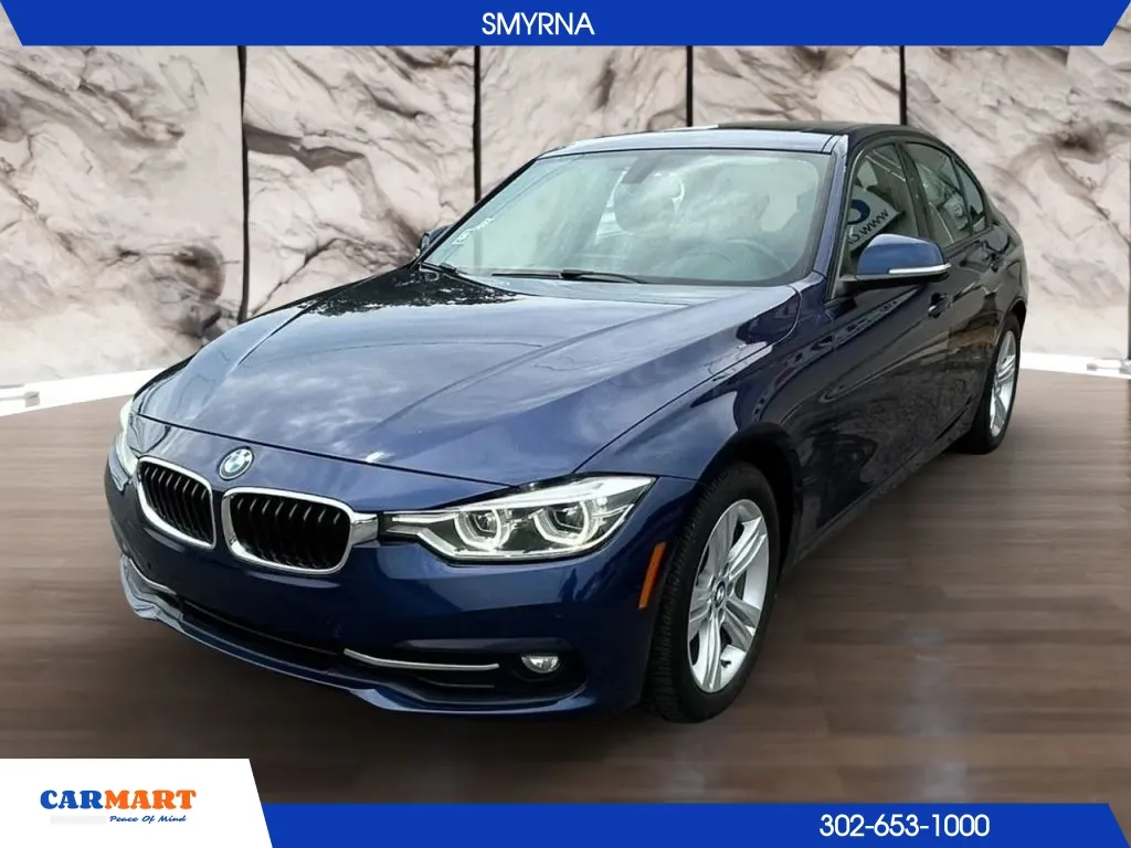 Blue 2016 BMW 3 Series 328i xDrive Sedan 4D for sale in Smyrna, DE