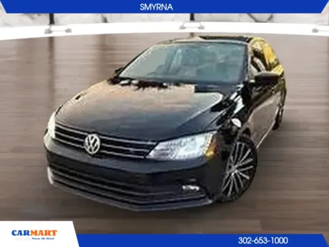 Black 2016 Volkswagen Jetta 1.8T Sport Sedan 4D for sale in Smyrna, DE
